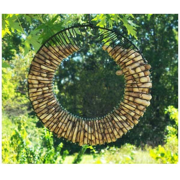 In-Shell Peanut Wreath Feeder