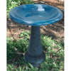TDI Azure Blue Clay Fibre Bird Bath
