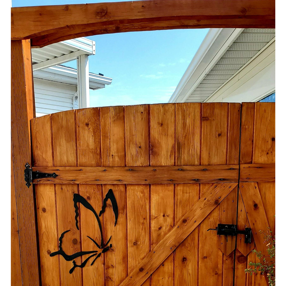 West Coast Fence Art - Butterfly