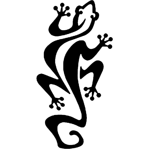 West Coast Fence Art - Gecko