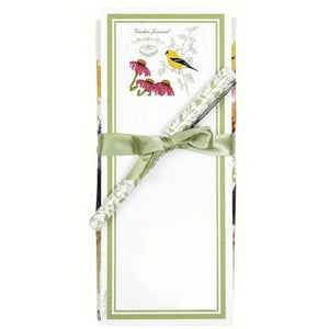 Goldfinch Flour Sack Towel and Magnetic Note Pad Set