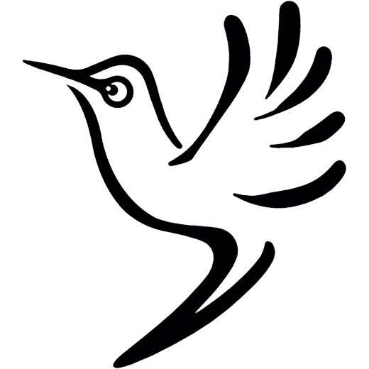 West Coast Fence Art - Single Hummingbird