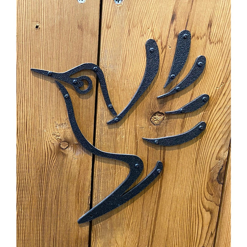 Image of West Coast Fence Art - Single Hummingbird