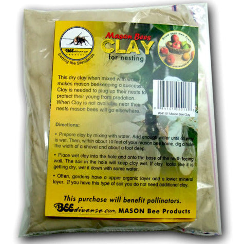 Mason Bee Nesting Clay