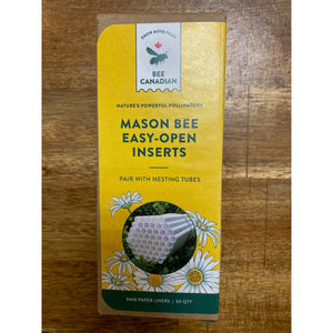 Mason Bee Easy-Open Liners