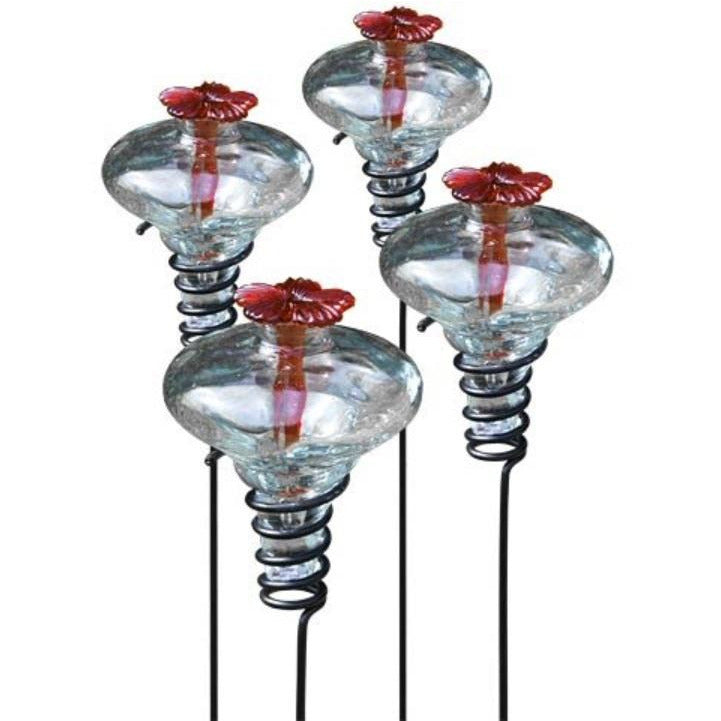 Parasol Mini Blossom Stake Hummingbird Feeder One Unit